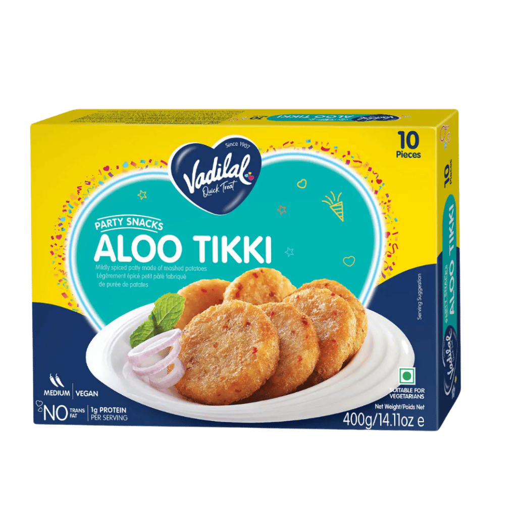 Vadilal Aloo Tikki 400 g/10 pcs buy online USA - 1